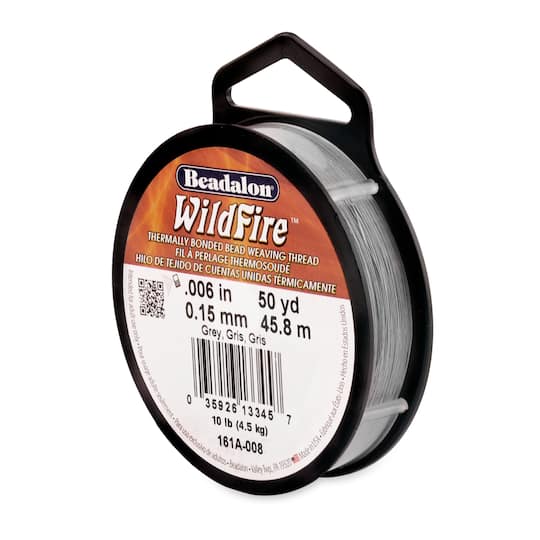 Beadalon; Beadalon® Wildfire™ 0.15mm Bead Weaving Thread, 50yd.; Category:Stringing Wire; Image:1